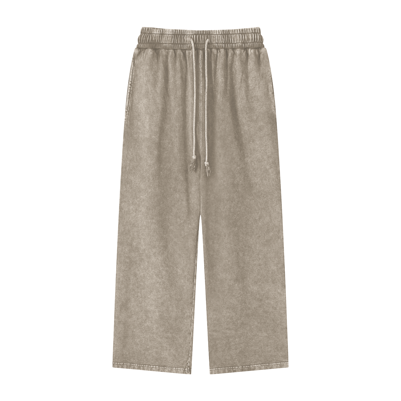 Snow Washed Straight Leg Pants