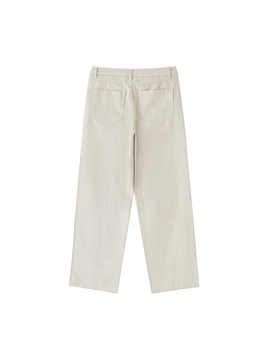 Heavyweight Cotton Straight-Leg Pants